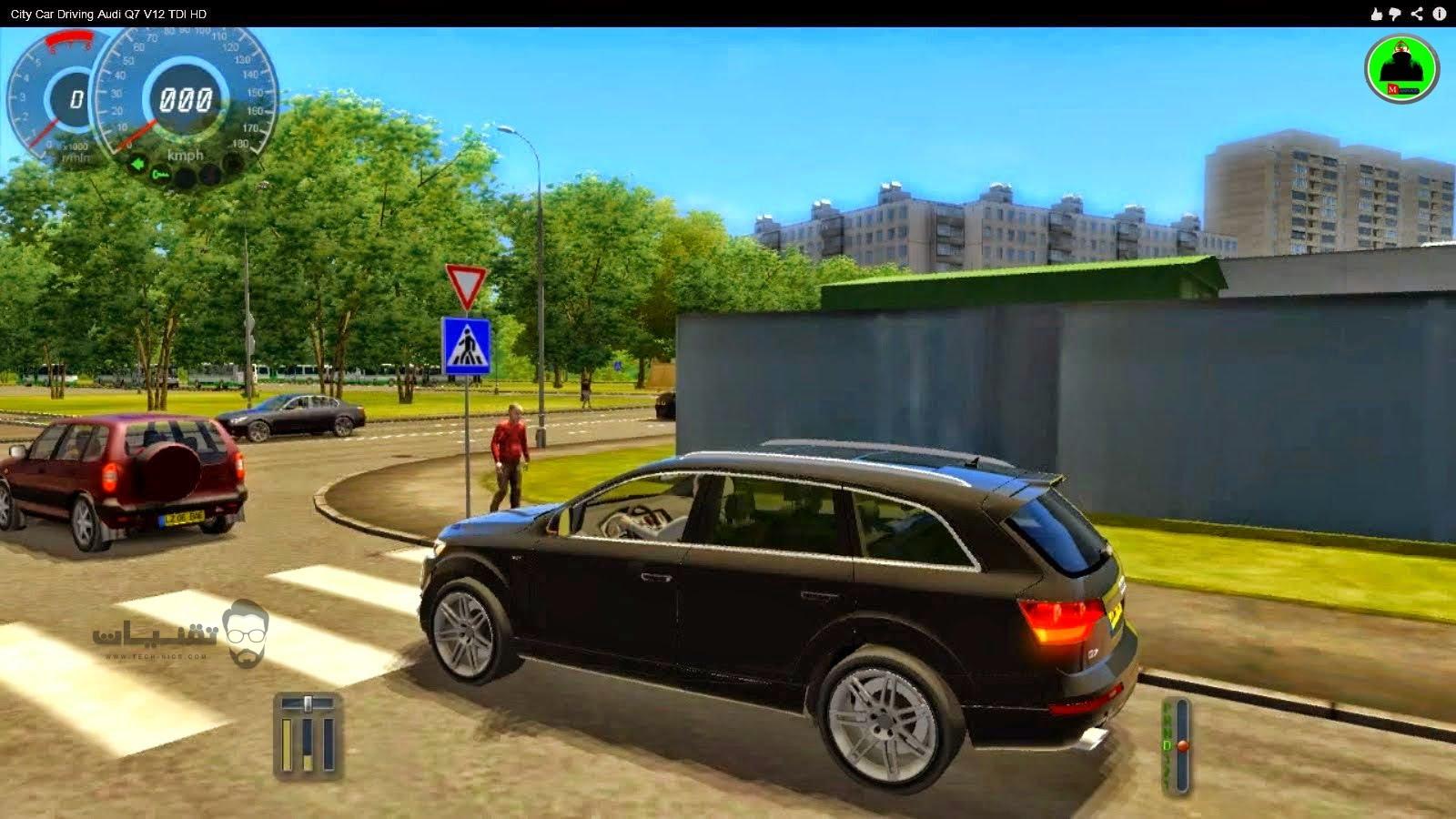 تحميل لعبة city car driving لسباق السيارات للهواتف الذكية والاندرويد
